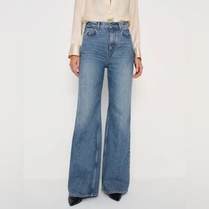 Reformation Cary High Rise Slouchy Wide Leg Jeans